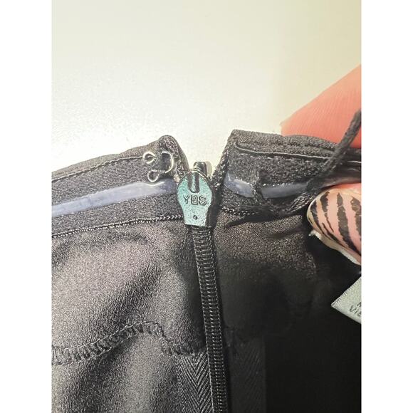 Bisou Bisou Pants Jumpsuit Womens X-Large Black Multicolor Boho Beaded Strapless - Picture 3 of 10